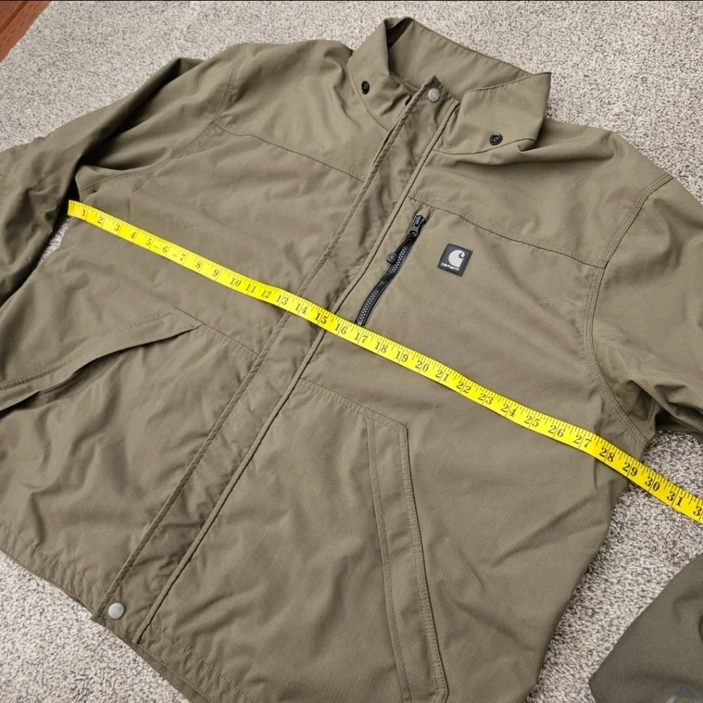 Carhartt Coat J162 Shoreline Waterproof Breathable Green Mens Jacket Sz 2XL XXL